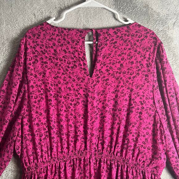 Torrid Mini Chiffon Tiered Babydoll Dress Pink Size 3X New Holiday Party - Picture 2 of 8